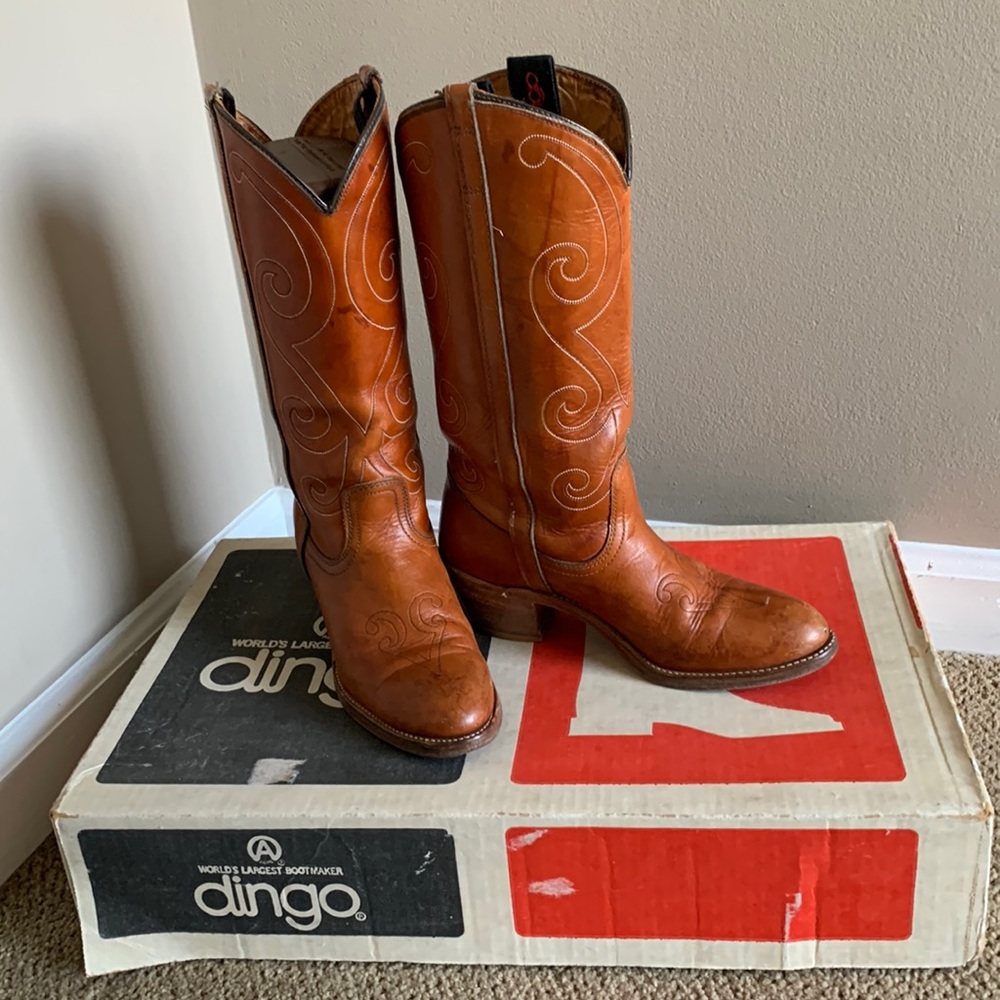 Vintage Dingo Cowgirl Boots